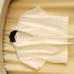 Belle Poque Cropped Secretary Blouse